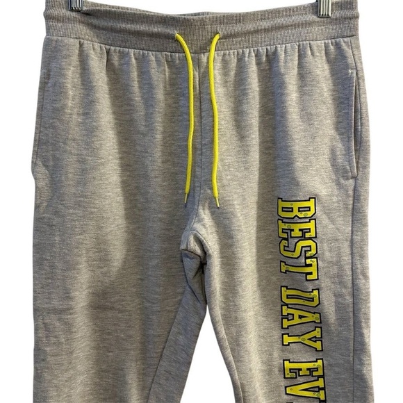 Nickelodeon SpongeBob "Best Day Ever" Lounge Pants Gray Unisex L - Picture 3 of 9